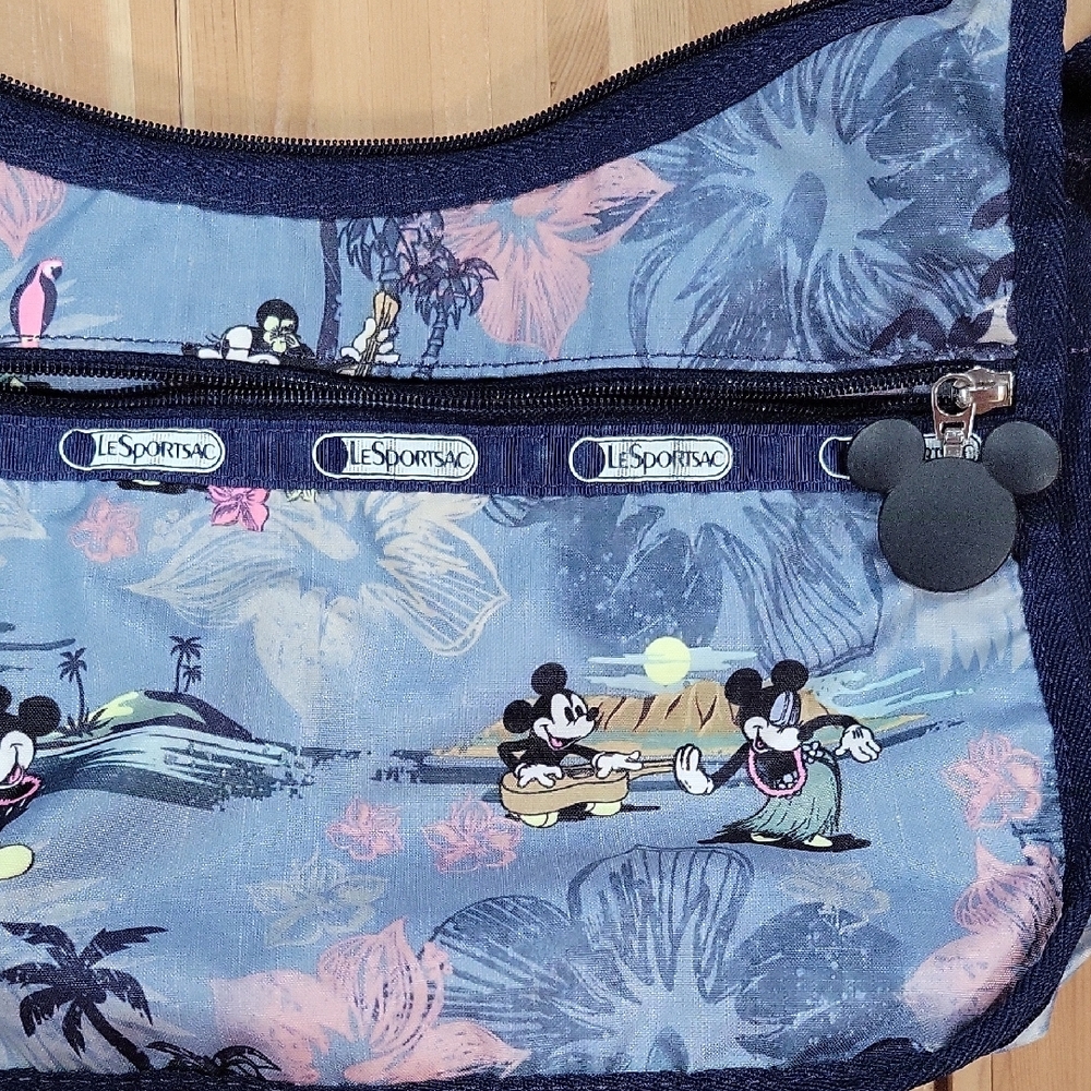 LeSportsac Crossbody Bag with Hawaii Disney Print - Picture 2 of 10